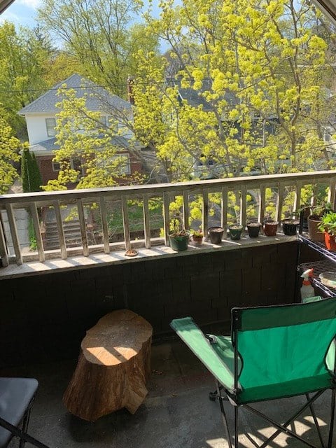 Private balcony at Daytona Beach
