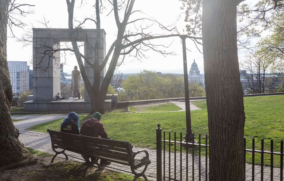 Prospect Terrace park overlooking Providence
